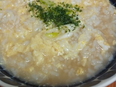 卵と長葱deおじや☆